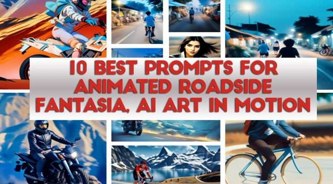 10 Best Prompts for Animated Roadside fantasia, AI Art in Motion