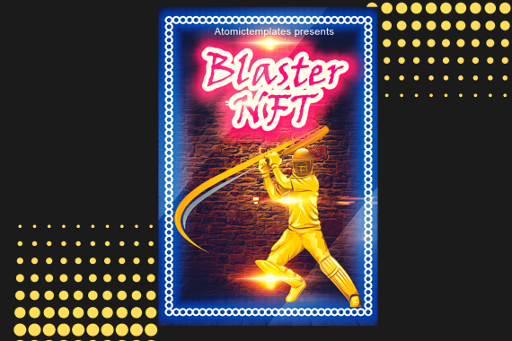 Blaster Card NFT template