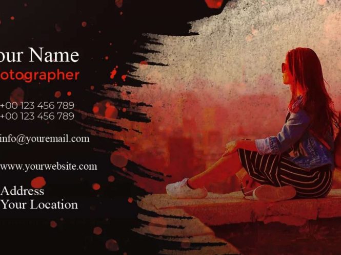 Photography Business Card Design Template
