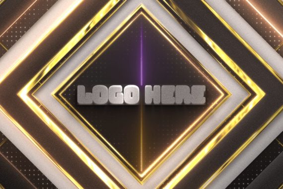 Premium Glitter Logo reveal After effects template